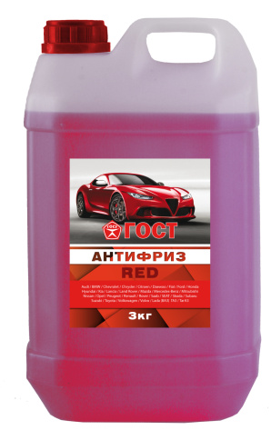 Антифриз ГОСТ Казанский    Красный   3кг фото 2