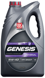 5W40 ЛУКОЙЛ Genesis Universal  API SN/CF 4Л   Т