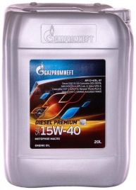 15W40 Gazpromneft Diesel Premium  масло моторное  (20л / 18,05кг)    2389907375