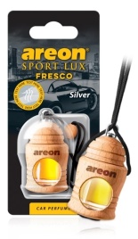 Ароматизатор  AREON дер.+стекл "FRESCO" SPORT LUX SILVER