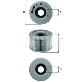 ФИЛЬТР МАСЛ. Mahle OX 791