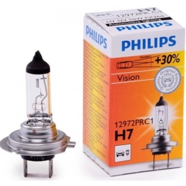 Лампа галоген. H7 12V 55W+30% PHILIPS Vision Premium