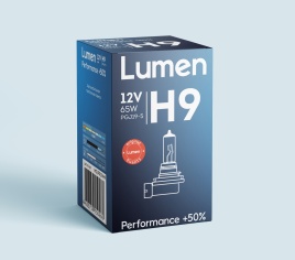 Лампа галоген. H9 12V 65W PGJ19-5 Lumen Performance +50% MGLPR12VH9