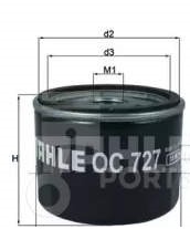 ФИЛЬТР МАСЛ. Mahle OC727
