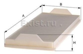 Фильтр салонный MFILTER K997