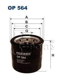 OP 564 ФМ FILTRON Chevrolet Aveo, Spark, Daewoo Kalos, Matiz, Daihatsu Applause, Charade, Cuore, Fer