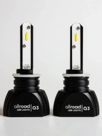 Лампа светодиод. H27 Q3  Allroad Yellow (pg13 880 / pgj13 881) 9-32V 20W (желтый свет) ALRQ3H27Y