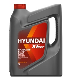 10W40 Hyundai XTeer Gasoline G700 SP 6L моторное масло синтетика