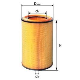 ФИЛЬТР ВОЗД. ДИФА 4345М КРАЗ 6510 (6510-1109080)
