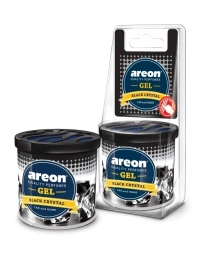Ароматизатор  AREON "GEL CAN BLISTER" Черный лед банка