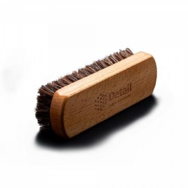 Щетка для очистки кожи, 14.5x4.5 см, натур. ворс Detail  DT-0234