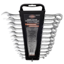 Набор ключей комбинированных 6-22мм "AV Steel" 12 предм. ЕВРО AV-031121