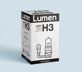 Лампа галоген. H3 Lumen Standard 24V 70W MGLST24VH3