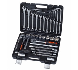 Набор инструмента "AV Steel"  76 предм. 1/4",1/2" профессион. AV-011076