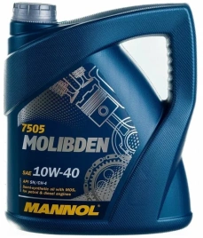 10W40 MANNOL МОЛИБДЕН П/С 4л  масло моторное