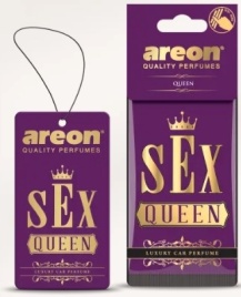 Ароматизатор  AREON сух.  "SEX DRIVE" Sex Queen new