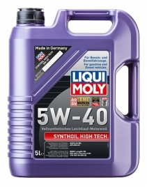 5W40 LIQUI MOLY  Synthoil High Tech СИНТ. 1925 5Л масло моторное ЕС