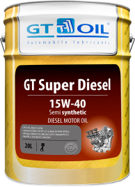 15W40 GT SUPER DIESEL,  API CI-4/SL, 20 Л масло моторное 