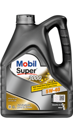 5W40 MOBIL  3000 SUPER  СИНТ 4Л масло моторное /ЕС