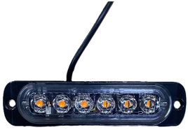 Сигнальный огонь 12-24V Allroad 6SMD Amber AST06