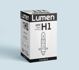 Лампа галоген. H1 Lumen Standard 24V 70W MGLST24VH1
