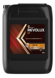 15W40 Rosneft REVOLUX D3  20л  масло MB 228.3,MAN 3275,Volvo VDS-3, MTU 2, Renault RLD, Deutz DQC II