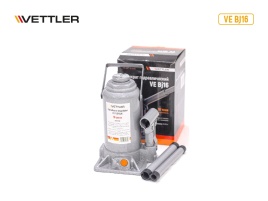 Домкрат гидравлич 16т бутылочный с сумкой (подъем 225x430) VETTLER 20139