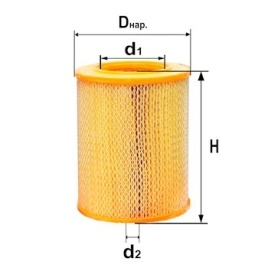 ФИЛЬТР ВОЗД. ДИФА 4308 (без элемента) ДТ75М-1109560А