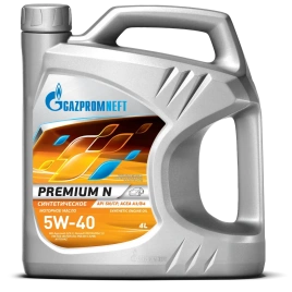 5W40 Gazpromneft  Premium  N масло моторное  (5л / 4,28кг)   253140424
