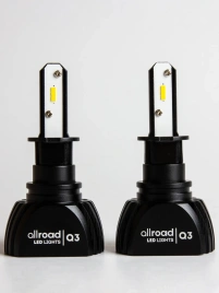 Лампа светодиод. H3 Q3  Allroad Yellow (PK22s) 9-32V 20W (желтый свет) ALRQ3H03Y