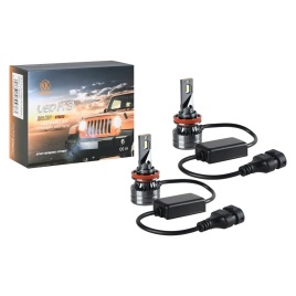 Лампа светодиод. H11 K3 KurumaKit ( H8,H9) ( компл. 2шт.)  9-32V  60W 3000lm 6500k  18325