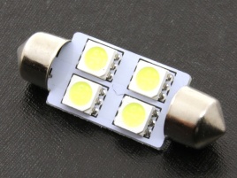 Лампа светодиод. T11 24V Lumen Qantum FT-5050-4SMD 36mm 24V (в упак. 10шт) MLD-24VC5W-1696 