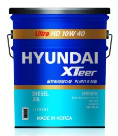 10W40 Hyundai XTeer HD Ultra CJ-4 SYNTHETIC 20L моторное масло