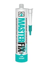 MASTERFIX + 1500, герметик силикатный для печей и каминов , черный, туба 280 мл 