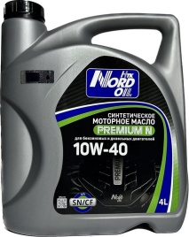 10W40 NORD OIL Premium N SN/CF масло моторное, 4л
