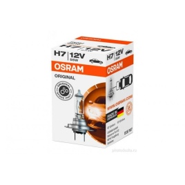 Лампа галоген. H7 12V 55W OSRAM STANDART PX26d ORIGINAL