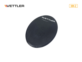 Коврик противоскользящий липучка овал черный (140*90) VETTLER 19633