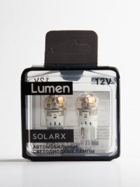 Лампа светодиод. T10 12-24V Lumen Solarx S серия T10 (W5W, 1.2W 160LM) MLS-T10S