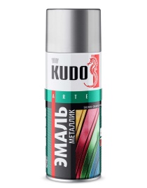 ЭМАЛЬ металик СЕРЕБРО  KUDO KU-1026 520 мл.