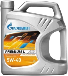 5W40 Gazpromneft  Premium L масло моторное  (4л)     2389900122