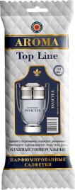 Салфетки влажные парфюмированные Top Line №47 "Paco Rabanne INVICTUS" муж. 30 шт.