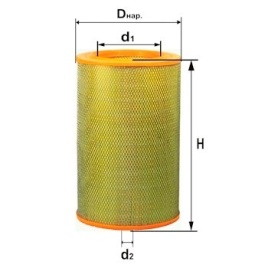 ФИЛЬТР ВОЗД. ДИФА 4311 КАМАЗ 4308 Камазенок (ЭВФ 012-1109080)