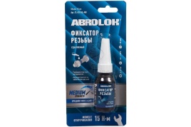 ЗАКРЕПИТЕЛЬ РЕЗЬБЫ СИНИЙ РАЗЪЕМНЫЙ (10мл) ABRO TL-010-BL-RW средней прочности