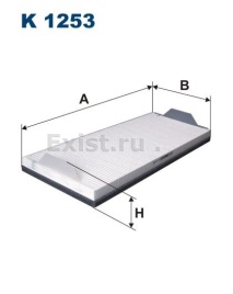Фильтр салонный Filtron K 1253