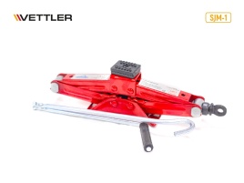 Домкрат ромбический 1т с резиновой опорой (подъем 105x330) VETTLER 17769