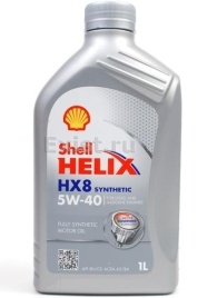 5W40 Shell Helix  HХ8   1Л масло моторное ЕС