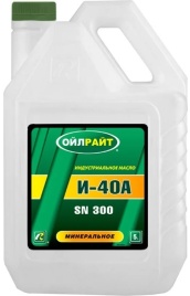 И-40А OIL RIGHT веретен масло 5Л