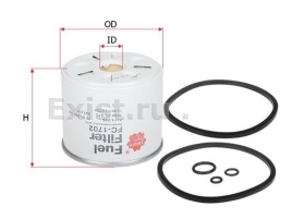 ФИЛЬТР ТОПЛ. SAKURA FC1702