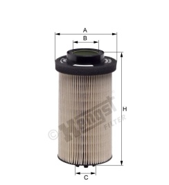 ФИЛЬТР ТОПЛ. Hengst E500KP02D36 (PU 999/1 X)