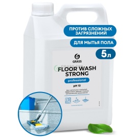 (ЗАКАЗ) Щелочное средство для мытья пола Floor wash strong GRASS (канистра 5,6 кг) 125193